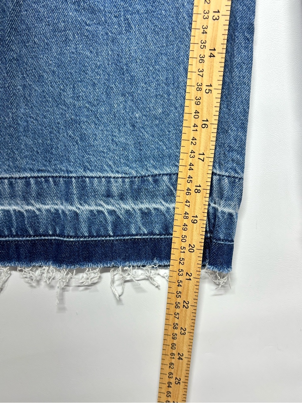 ✨Madewell Denim Culottes Blue Wide-Leg Cropped Jeans Size W30 - Picture 14 of 16